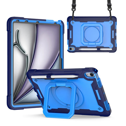 Handle Grip Holder Silicone Hybrid PC Tablet Case with Strap, For iPad Pro 11 2025 / 2024, For iPad Air 11 2026 / 2025 / 2024