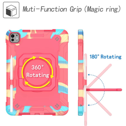 Handle Grip Holder Silicone Hybrid PC Tablet Case with Strap, For iPad Pro 11 2025 / 2024, For iPad Air 11 2026 / 2025 / 2024
