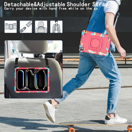 Handle Grip Holder Silicone Hybrid PC Tablet Case with Strap, For iPad Pro 11 2025 / 2024, For iPad Air 11 2026 / 2025 / 2024