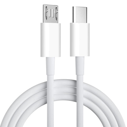 USB-C / Type-C to Micro USB Charging Data Cable, Length: 1m, Type-C to Micro USB