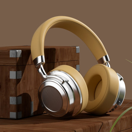 CR-9 Metal Retro Head-mounted Wireless Bluetooth Earphone