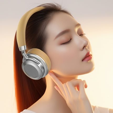 CR-9 Metal Retro Head-mounted Wireless Bluetooth Earphone