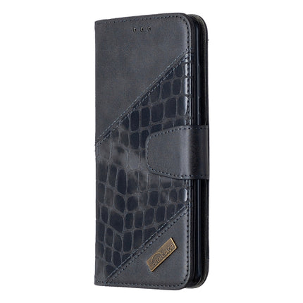 Matching Color Crocodile Texture Horizontal Flip PU Leather Case with Wallet & Holder & Card Slots, For Samsung Galaxy S20+