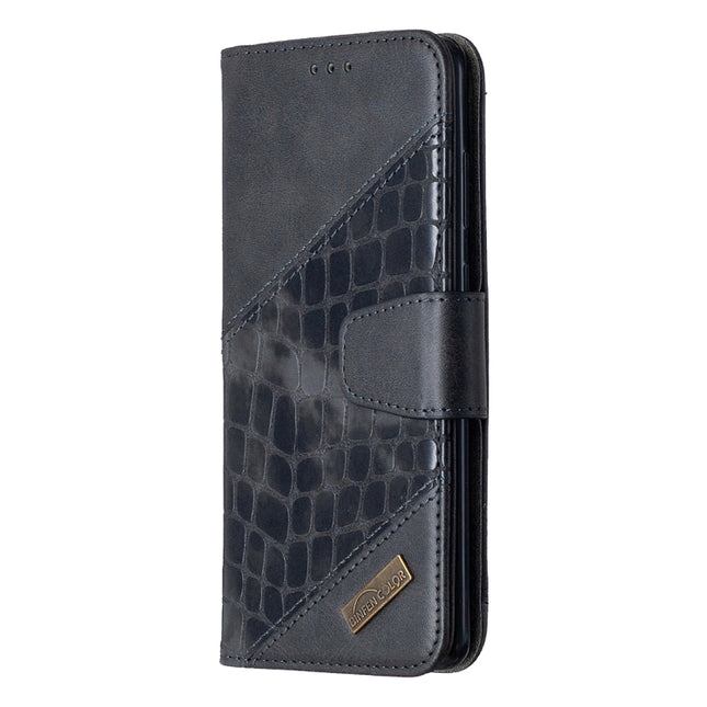 Matching Color Crocodile Texture Horizontal Flip PU Leather Case with Wallet & Holder & Card Slots, For Samsung Galaxy S20+
