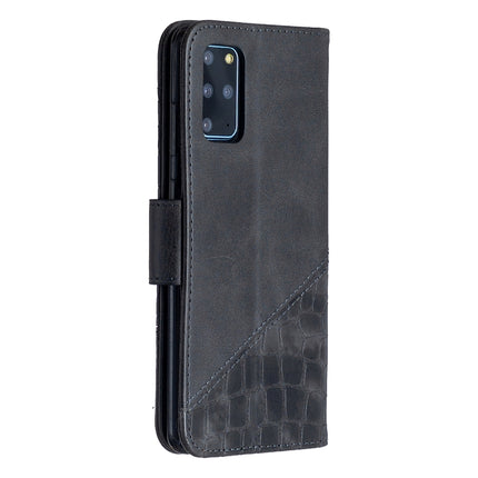 Matching Color Crocodile Texture Horizontal Flip PU Leather Case with Wallet & Holder & Card Slots, For Samsung Galaxy S20+