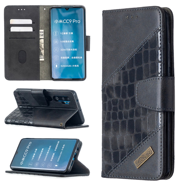 Matching Color Crocodile Texture Horizontal Flip PU Leather Case with Wallet & Holder & Card Slots, For Xiaomi Mi CC9 Pro, For Huawei P40 Lite, For Samsung Galaxy A20e, For Samsung Galaxy A81