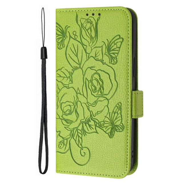 Embossed Rose RFID Anti-theft Leather Phone Case, For Realme P4 5G, For Realme 15T 5G Global, For Realme 15 / 15 Pro 5G Global, For Realme C71 4G Global