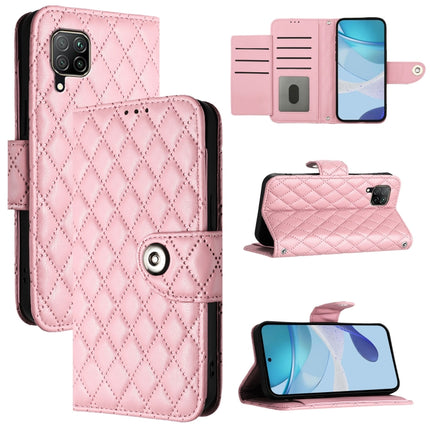 Rhombic Texture Flip Leather Phone Case with Lanyard, For Huawei Enjoy 20 SE / Y7a, For Huawei P smart 2021, For Huawei P40 lite / nova 6 SE, For Huawei P40 Pro