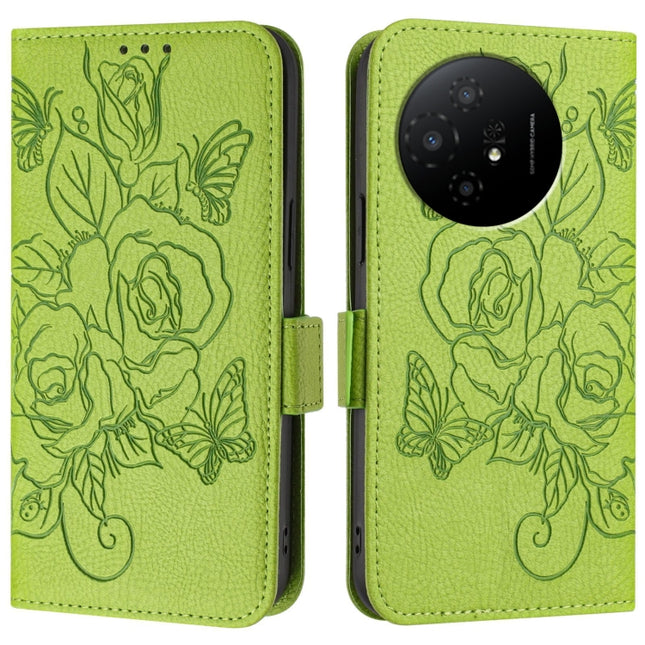 Embossed Rose RFID Anti-theft Leather Phone Case, For TCL 50 XL, For TCL 50 XE 5G, For TCL 50 5G, For TCL 50 SE