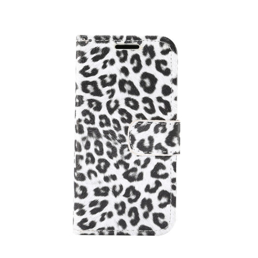 Funda de piel con tapa horizontal con estampado de leopardo, ranura para tarjetas y soporte, para iPhone 12 mini, para iPhone 12/12 Pro, para iPhone 12 Pro Max