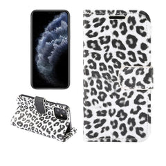 Leopard Print Pattern Horizontal Flip Leather Case with Card Slot and Holder