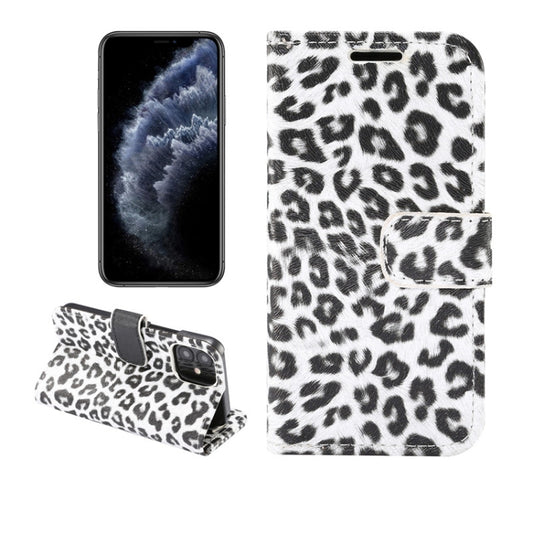 Funda de piel con tapa horizontal con estampado de leopardo, ranura para tarjetas y soporte, para iPhone 12 mini, para iPhone 12/12 Pro, para iPhone 12 Pro Max