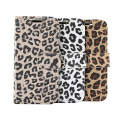 Leopard Print Pattern Horizontal Flip Leather Case with Card Slot and Holder, For iPhone 12 mini, For iPhone 12 / 12 Pro, For iPhone 12 Pro Max