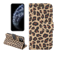 Leopard Print Pattern Horizontal Flip Leather Case with Card Slot and Holder, For iPhone 12 mini, For iPhone 12 / 12 Pro, For iPhone 12 Pro Max