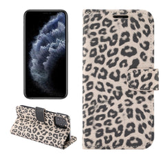 Leopard Print Pattern Horizontal Flip Leather Case with Card Slot and Holder, For iPhone 12 mini, For iPhone 12 / 12 Pro, For iPhone 12 Pro Max