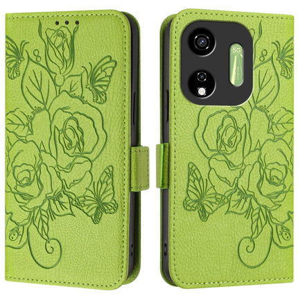 Embossed Rose RFID Anti-theft Leather Phone Case, For itel P55 5G, For itel RS4, For itel S24, For itel P55+
