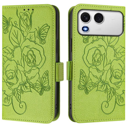 Embossed Rose RFID Anti-theft Leather Phone Case, For itel A200 4G / A200+ 4G, For itel A95 5G, For itel A90 4G, For itel City 100