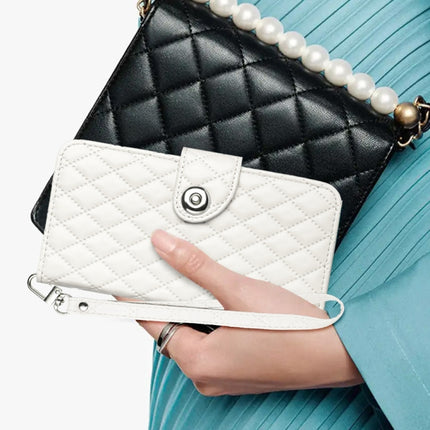 Rhombic Texture Flip Leather Phone Case with Lanyard, For vivo Y78+ / Y78 / V29 Lite, For vivo Y56 / Y16 / Y02s, For vivo Y100 5G Global, For vivo V27 / V27 Pro
