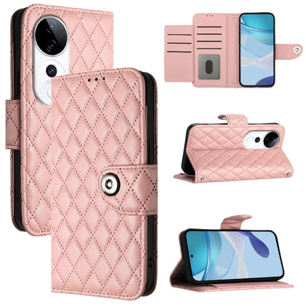 Rhombic Texture Flip Leather Phone Case with Lanyard, For vivo S20 Pro 5G, For vivo Y300 5G, For vivo S19 Pro, For vivo S19