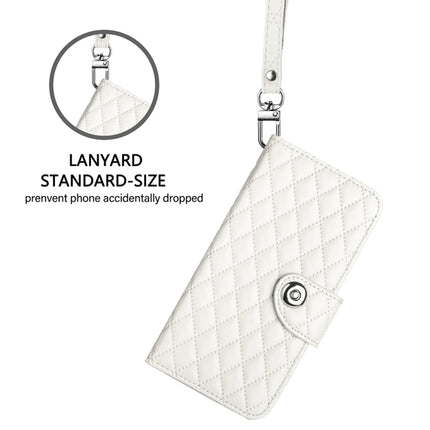 Rhombic Texture Flip Leather Phone Case with Lanyard, For vivo S20 Pro 5G, For vivo Y300 5G, For vivo S19 Pro, For vivo S19
