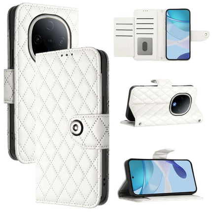 Rhombic Texture Flip Leather Phone Case with Lanyard, For vivo S20 Pro 5G, For vivo Y300 5G, For vivo S19 Pro, For vivo S19