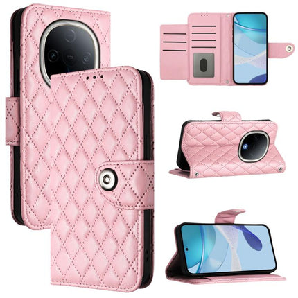 Rhombic Texture Flip Leather Phone Case with Lanyard, For vivo S20 Pro 5G, For vivo Y300 5G, For vivo S19 Pro, For vivo S19
