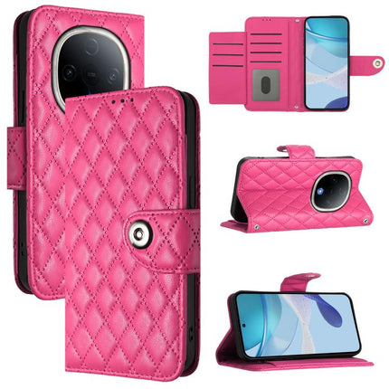 Rhombic Texture Flip Leather Phone Case with Lanyard, For vivo S20 Pro 5G, For vivo Y300 5G, For vivo S19 Pro, For vivo S19