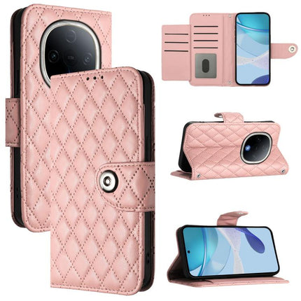Rhombic Texture Flip Leather Phone Case with Lanyard, For vivo S20 Pro 5G, For vivo Y300 5G, For vivo S19 Pro, For vivo S19