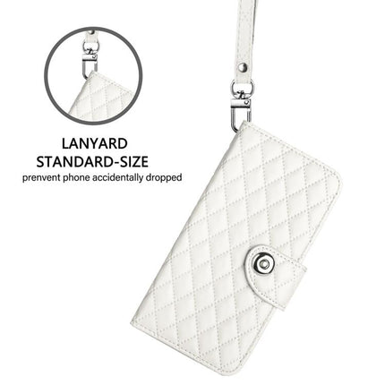 Rhombic Texture Flip Leather Phone Case with Lanyard, For vivo S30 Pro mini, For vivo S30, For vivo Y39 5G Global, For vivo V50 Lite 5G