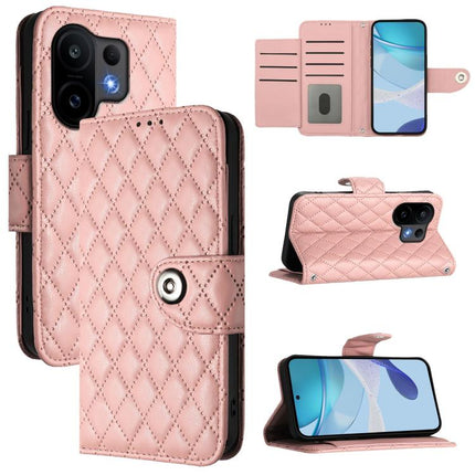 Rhombic Texture Flip Leather Phone Case with Lanyard, For vivo S30 Pro mini, For vivo S30, For vivo Y39 5G Global, For vivo V50 Lite 5G