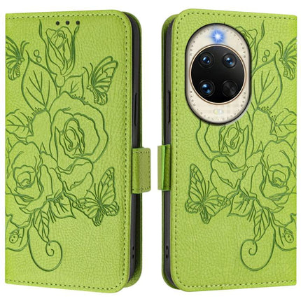 Embossed Rose RFID Anti-theft Leather Phone Case, For Huawei nova 14 5G, For Huawei nova 13 Pro, For Huawei nova 13 / nova 12, For Huawei nova 12i 4G