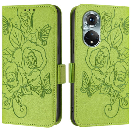Embossed Rose RFID Anti-theft Leather Phone Case, For Honor 50 Pro / Huawei nova 9 Pro, For Honor 50 SE / Huawei nova 9 SE, For Honor 20 Lite / 10i / 20e, For Honor 20 4G / 20 Pro 4G / 20S 4G
