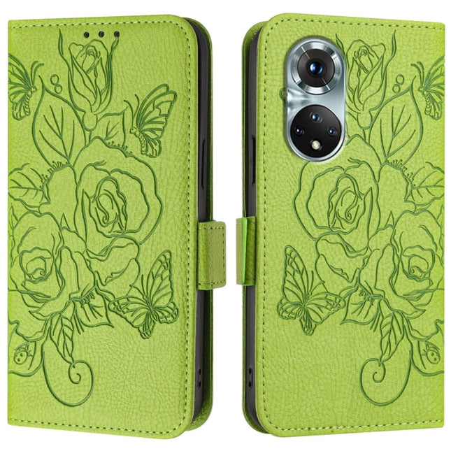 Embossed Rose RFID Anti-theft Leather Phone Case, For Honor 50 Pro / Huawei nova 9 Pro, For Honor 50 SE / Huawei nova 9 SE, For Honor 20 Lite / 10i / 20e, For Honor 20 4G / 20 Pro 4G / 20S 4G