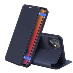 DUX DUCIS Skin X Series PU + TPU Horizontal Flip Leather Case with Holder & Card Slots, For iPhone 12 mini, For iPhone 12 / 12 Pro, For iPhone 12 Pro Max