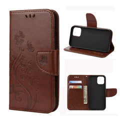 Butterfly Flower Pattern Horizontal Flip Leather Case with Holder & Card Slots & Wallet, For iPhone 12 mini, For iPhone 12 / 12 Pro, For iPhone 12 Pro Max