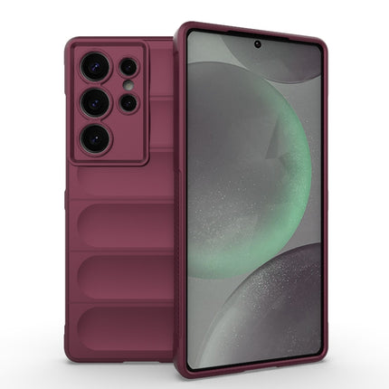 Magic Shield TPU + Flannel Phone Case, For Samsung Galaxy S25+ 5G, For Samsung Galaxy S25 Ultra 5G