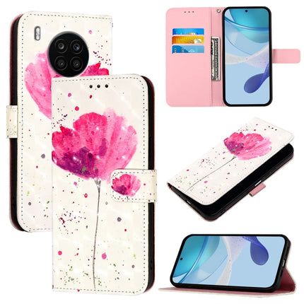 3D Painting Horizontal Flip Leather Phone Case, For Honor 60, For Honor 50 Lite / Huawei Nova 8i, For Honor 50 Pro / Huawei Nova 9 Pro