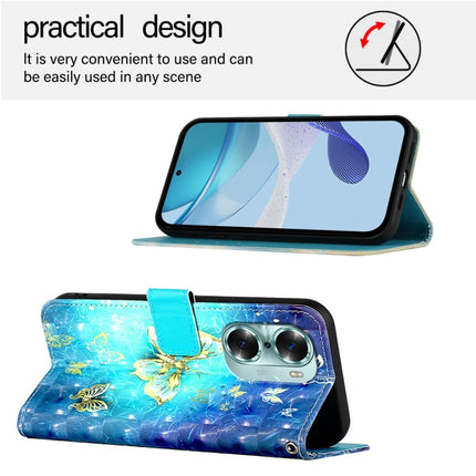 3D Painting Horizontal Flip Leather Phone Case, For Honor 60, For Honor 50 Lite / Huawei Nova 8i, For Honor 50 Pro / Huawei Nova 9 Pro