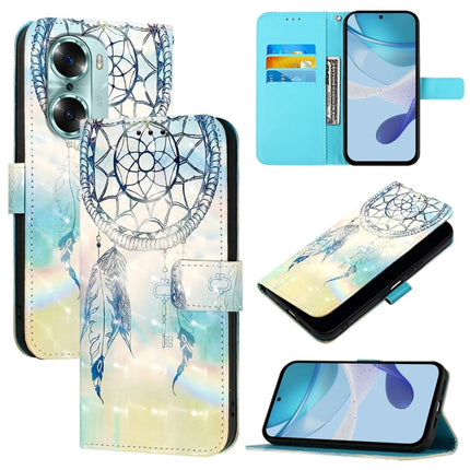 3D Painting Horizontal Flip Leather Phone Case, For Honor 60, For Honor 50 Lite / Huawei Nova 8i, For Honor 50 Pro / Huawei Nova 9 Pro