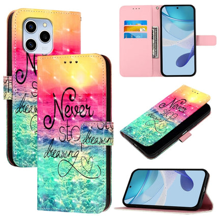 3D Painting Horizontal Flip Leather Phone Case, For Honor X8 4G / X30i / Play6T Pro, For Honor 60 SE, For Honor 60 Pro
