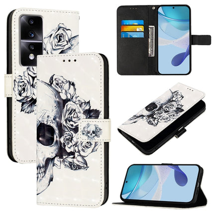 3D Painting Horizontal Flip Leather Phone Case, For Honor 80 GT, For Honor 80, For Honor X30 2021 / X9 4G / 5G