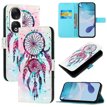 3D Painting Horizontal Flip Leather Phone Case, For Honor 90 Lite / X50i, For Honor 90 Pro, For Honor 90
