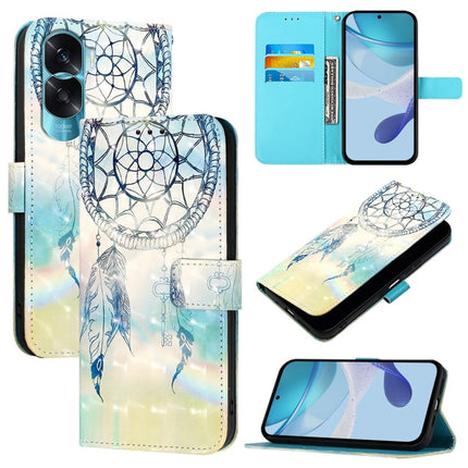 3D Painting Horizontal Flip Leather Phone Case, For Honor 90 Lite / X50i, For Honor 90 Pro, For Honor 90