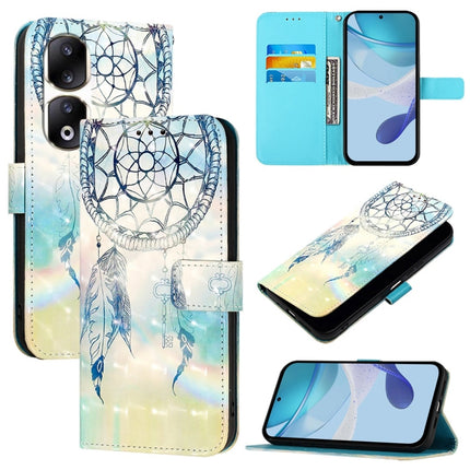 3D Painting Horizontal Flip Leather Phone Case, For Honor 90 Lite / X50i, For Honor 90 Pro, For Honor 90