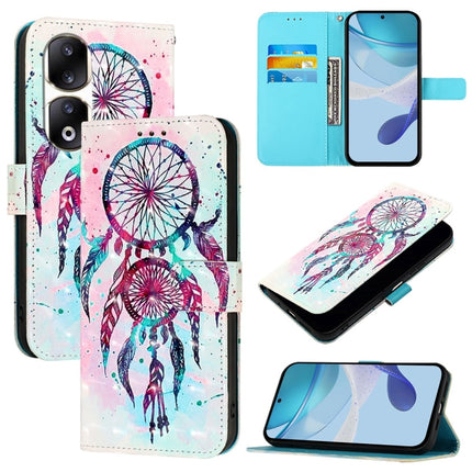 3D Painting Horizontal Flip Leather Phone Case, For Honor 90 Lite / X50i, For Honor 90 Pro, For Honor 90