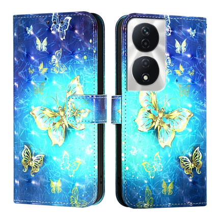 3D Painting Horizontal Flip Leather Phone Case, For Honor 90 Smart / X7b 4G / 5G Global, For Honor Magic6 Pro Global, For Honor Magic6 Global