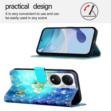 3D Painting Horizontal Flip Leather Phone Case, For Honor 90 Smart / X7b 4G / 5G Global, For Honor Magic6 Pro Global, For Honor Magic6 Global