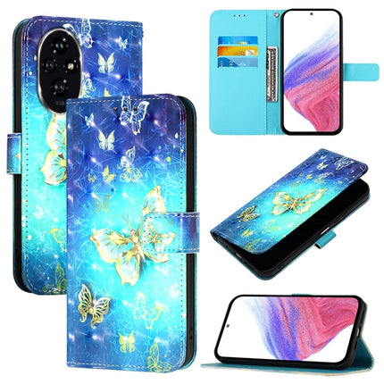 3D Painting Horizontal Flip Leather Phone Case, For Honor 200, For Honor Play 50, For Honor 200 Lite Global