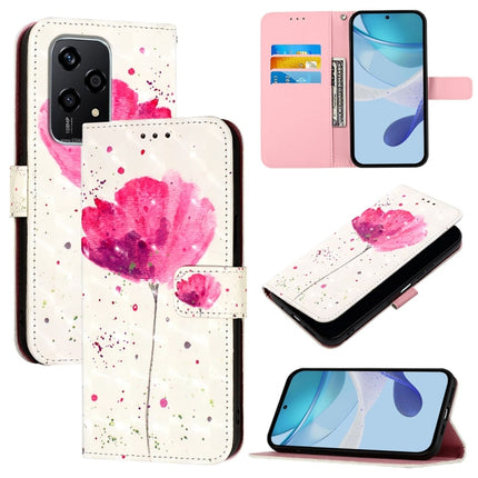 3D Painting Horizontal Flip Leather Phone Case, For Honor 200, For Honor Play 50, For Honor 200 Lite Global