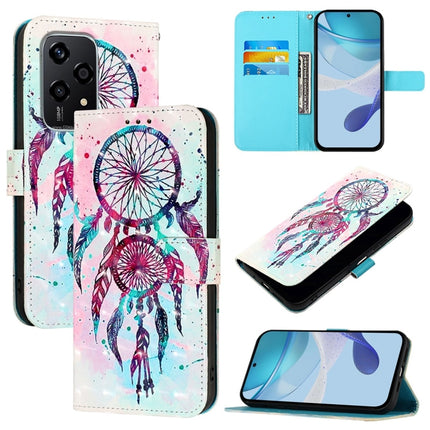 3D Painting Horizontal Flip Leather Phone Case, For Honor 200, For Honor Play 50, For Honor 200 Lite Global